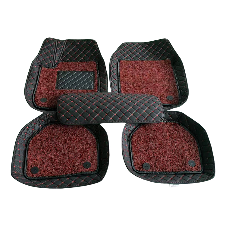 Universal car mat for Xpe leather black