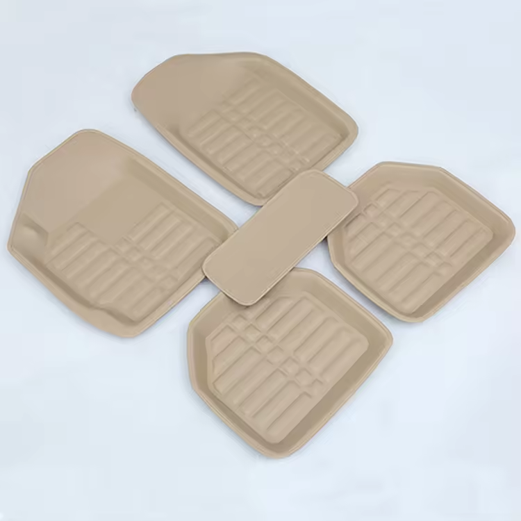 Universal car mat for 5d beige 